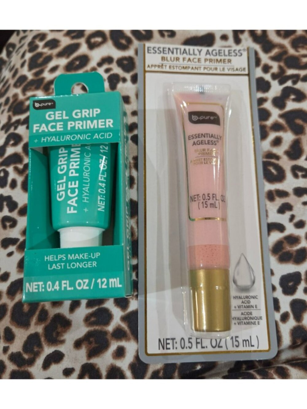 B.Pure Gel Grip & Essentially Ageless Blur Face Primer Duo 0.4/0.5 Fl Oz Hyaluro - Picture 4 of 10